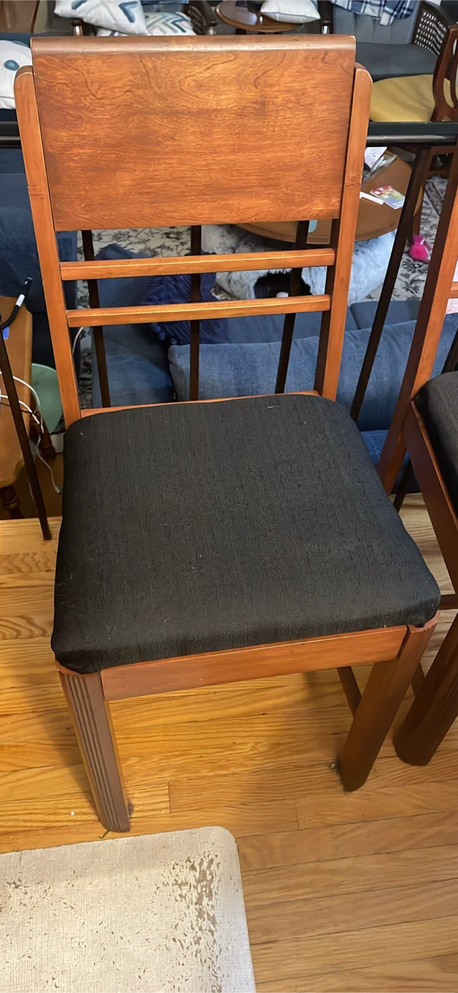 Set of 4 mid-century modern dining chairs