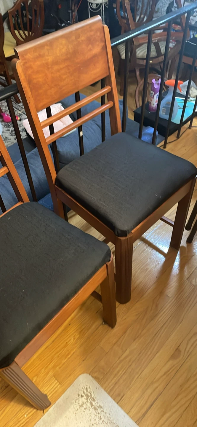 Set of 4 mid-century modern dining chairs - photo 2