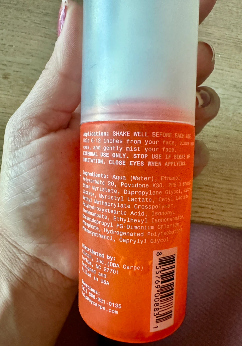 Carpe Instant Matte Setting Mist - photo 3