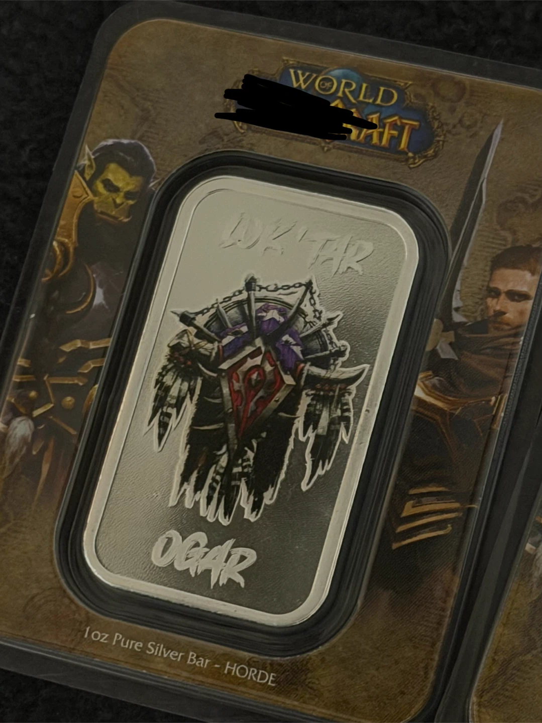 World of Warcraft 1 oz Pure Silver Bars - photo 2
