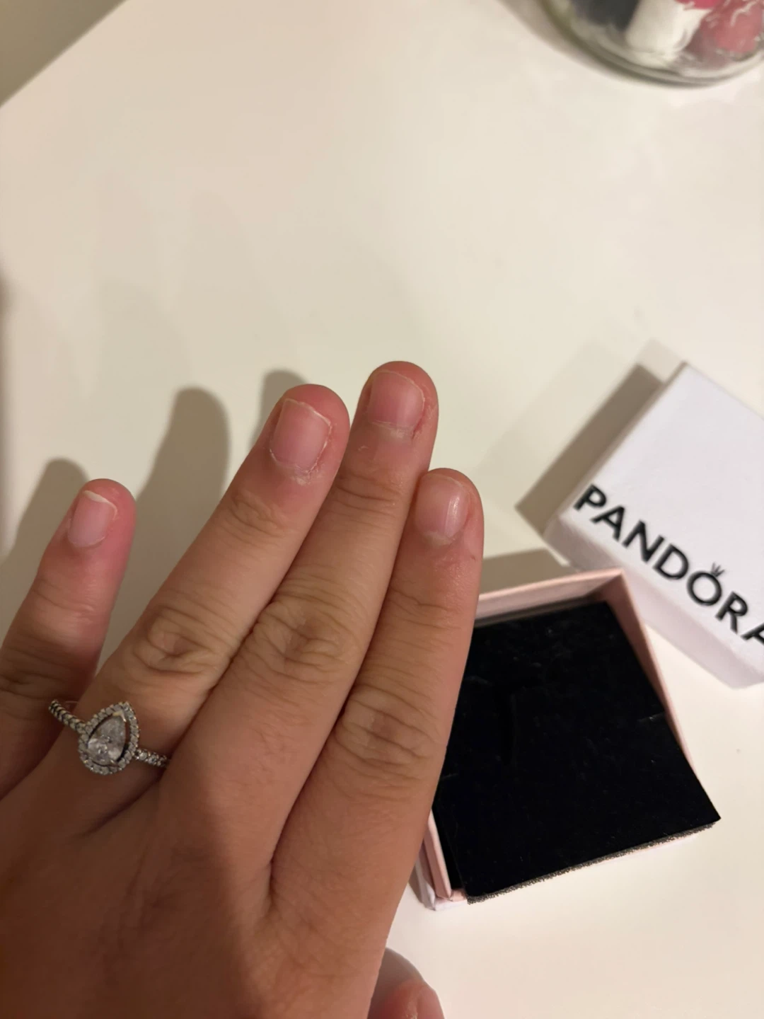 Pandora Silver Teardrop Ring - photo 2