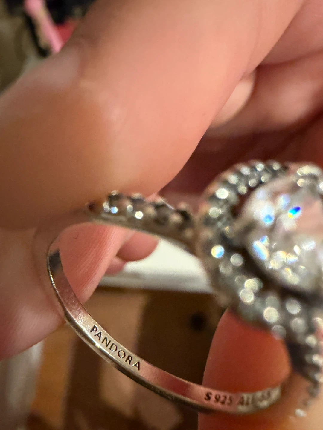 Pandora Silver Teardrop Ring - photo 3