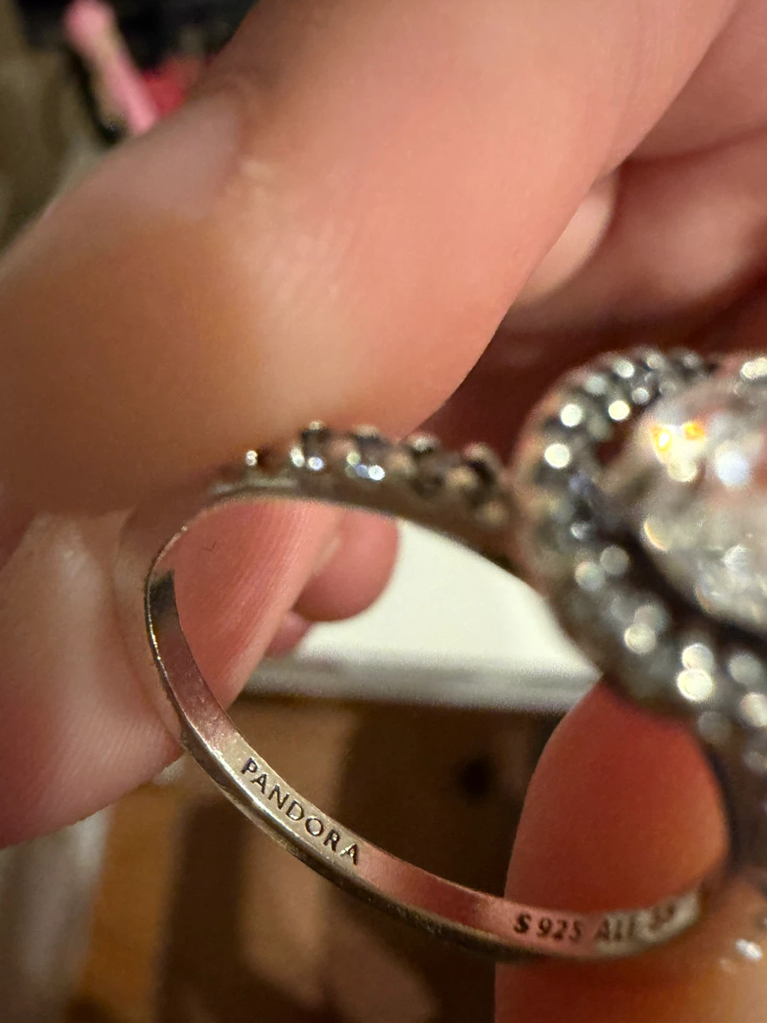 Pandora Silver Teardrop Ring - photo 4