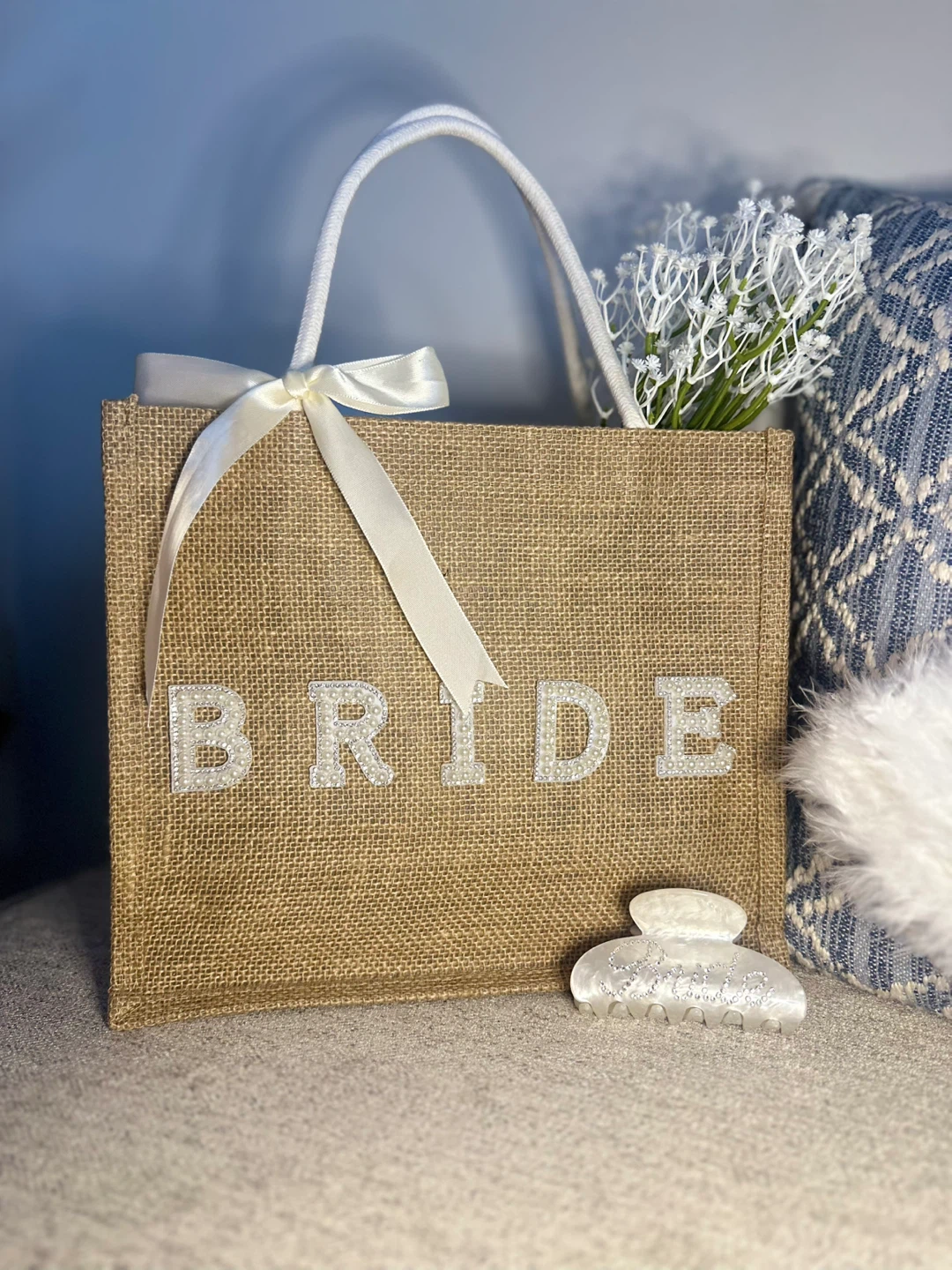 Bride Accessories Set - Bag, Fan & Clip - photo 2