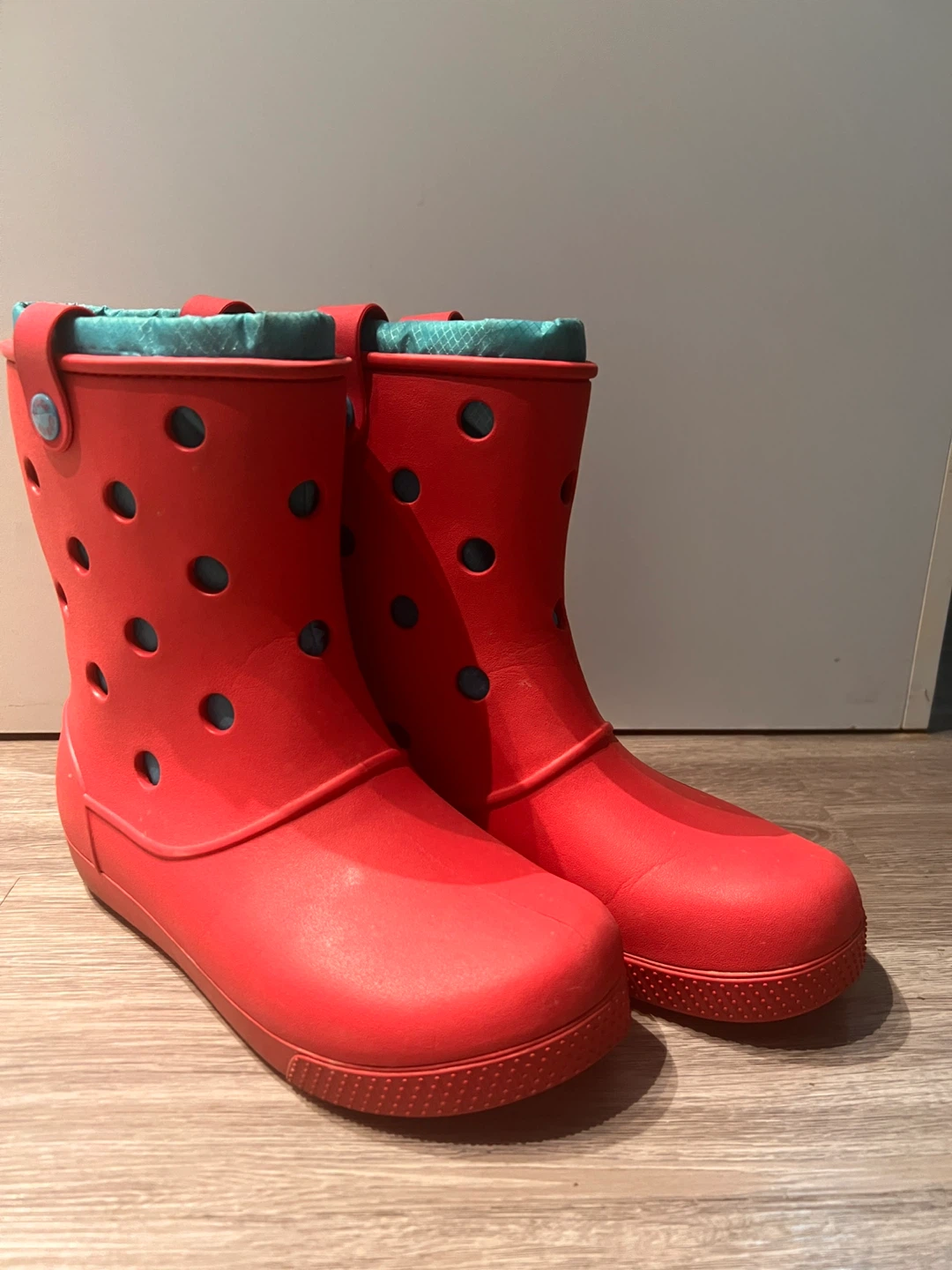 Crocs Women's Rain Boots Red - photo 3