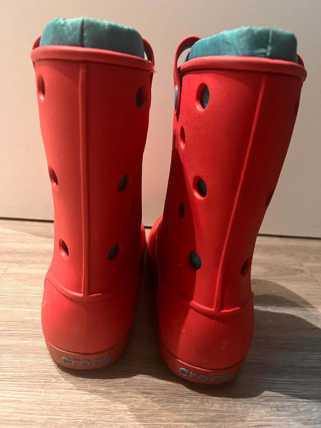 Crocs Women's Rain Boots Red - photo 2