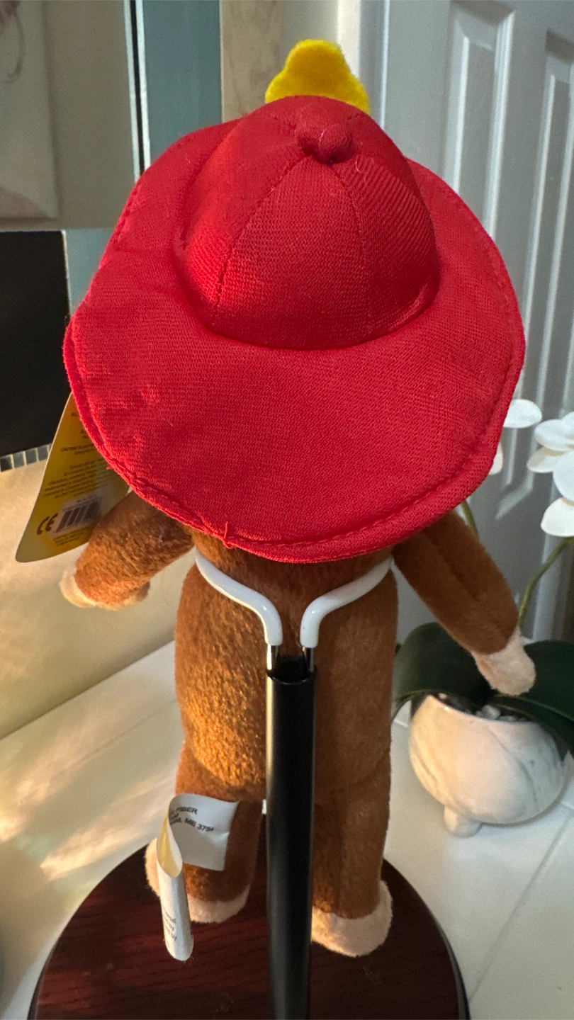 Kellytoy Curious George Plush with Red Hat - photo 3