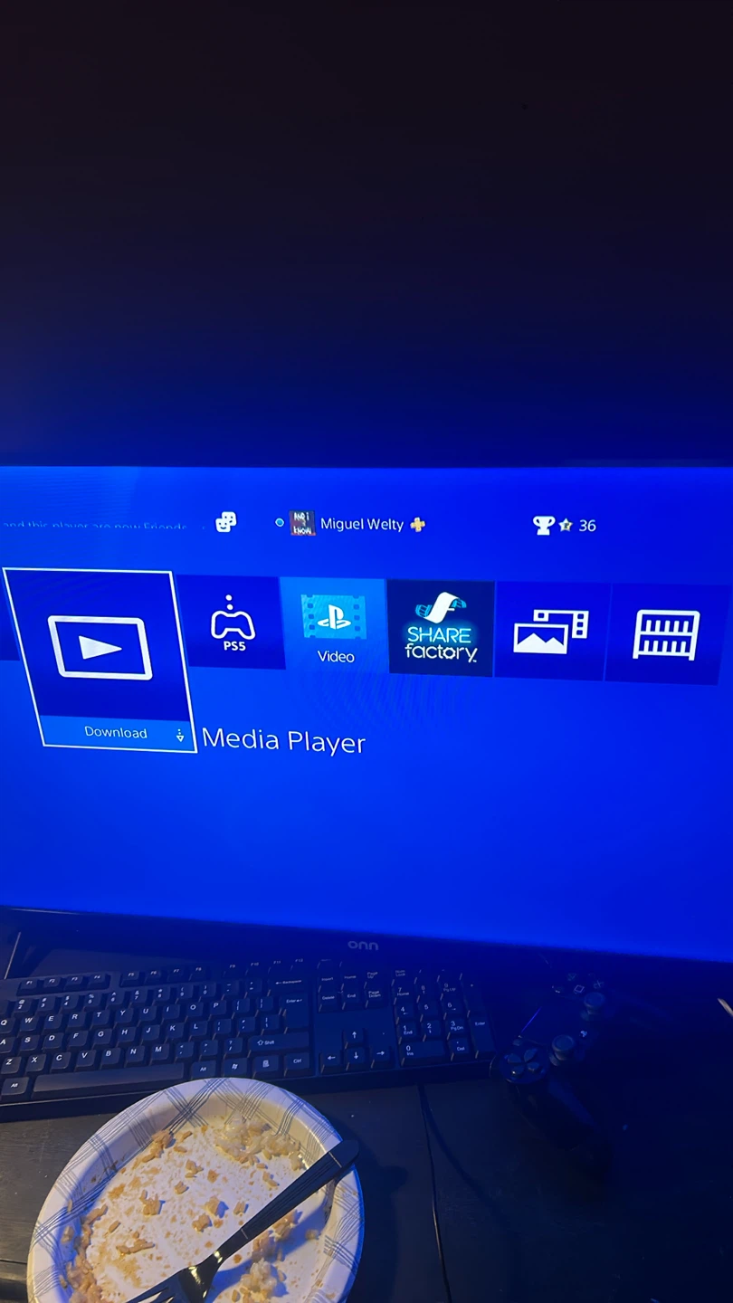 Sony PlayStation 4 Console with Controller