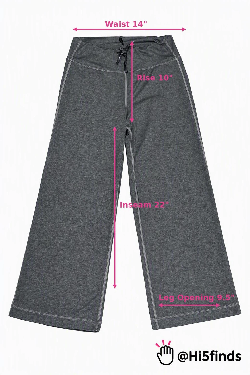 Lululemon Wide Leg Pants Grey - photo 2