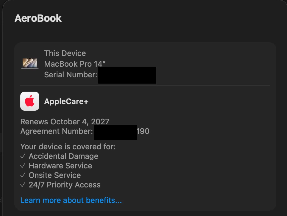 MacBook Pro 14” M1 Pro — 16GB RAM / 512GB SSD — AppleCare+ - photo 5