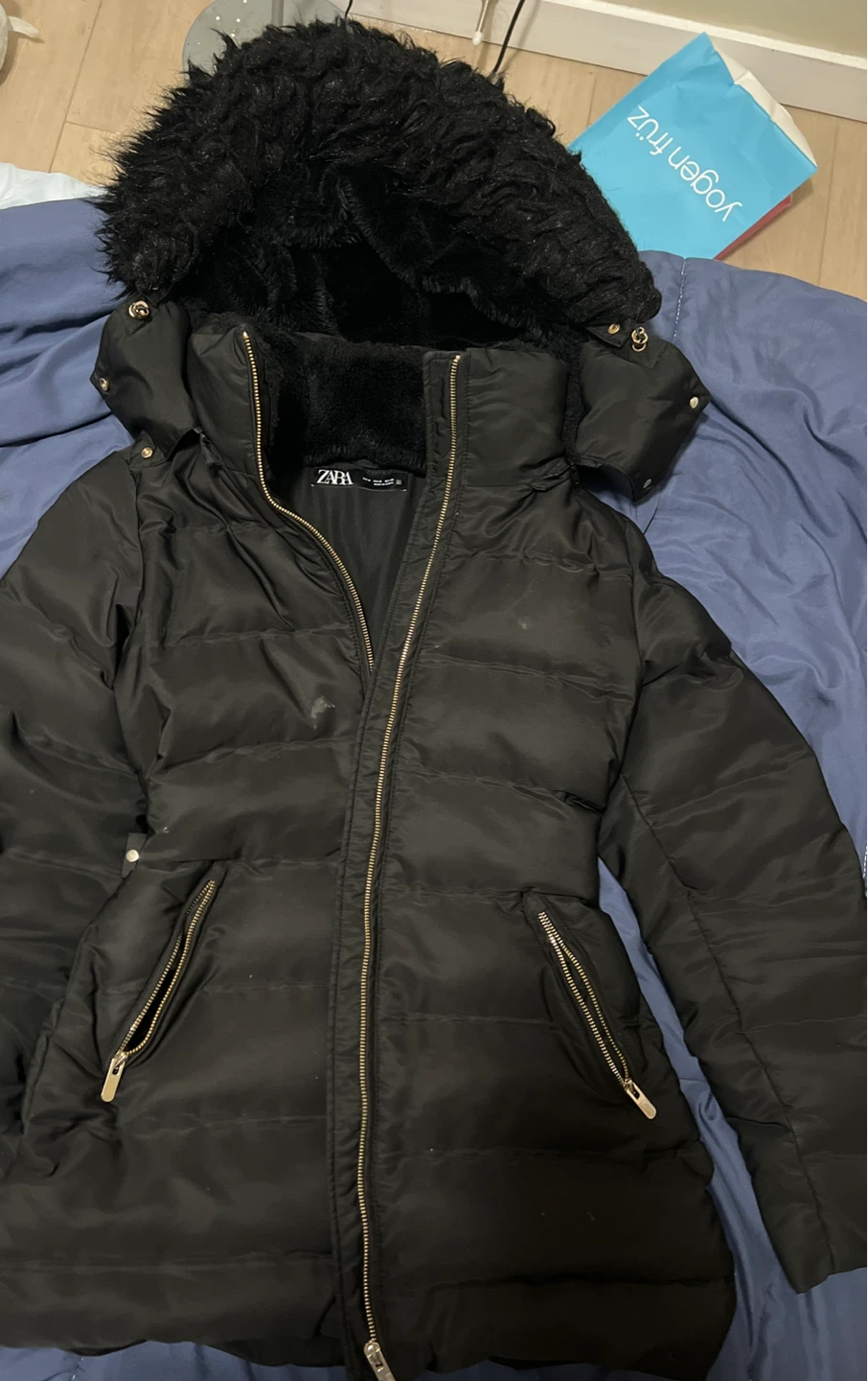 ZARA Black Puffer Jacket
