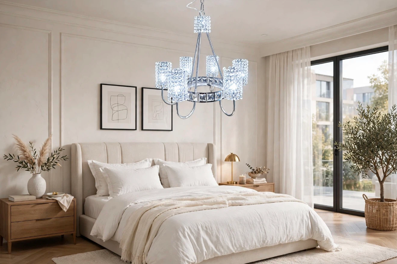 6-Arm Crystal Chandelier - brand new - photo 4