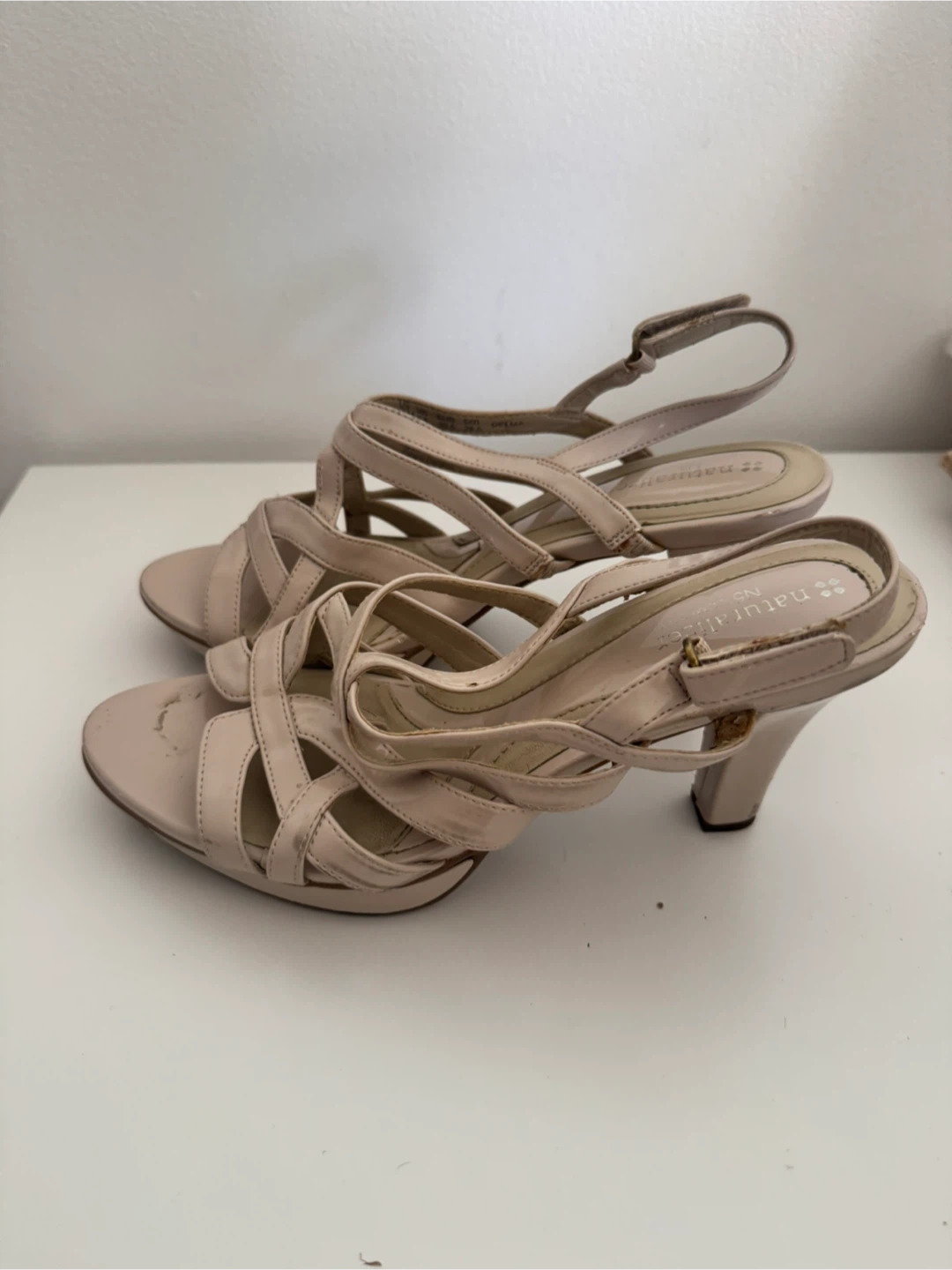 Naturalizer Beige Strappy Heels