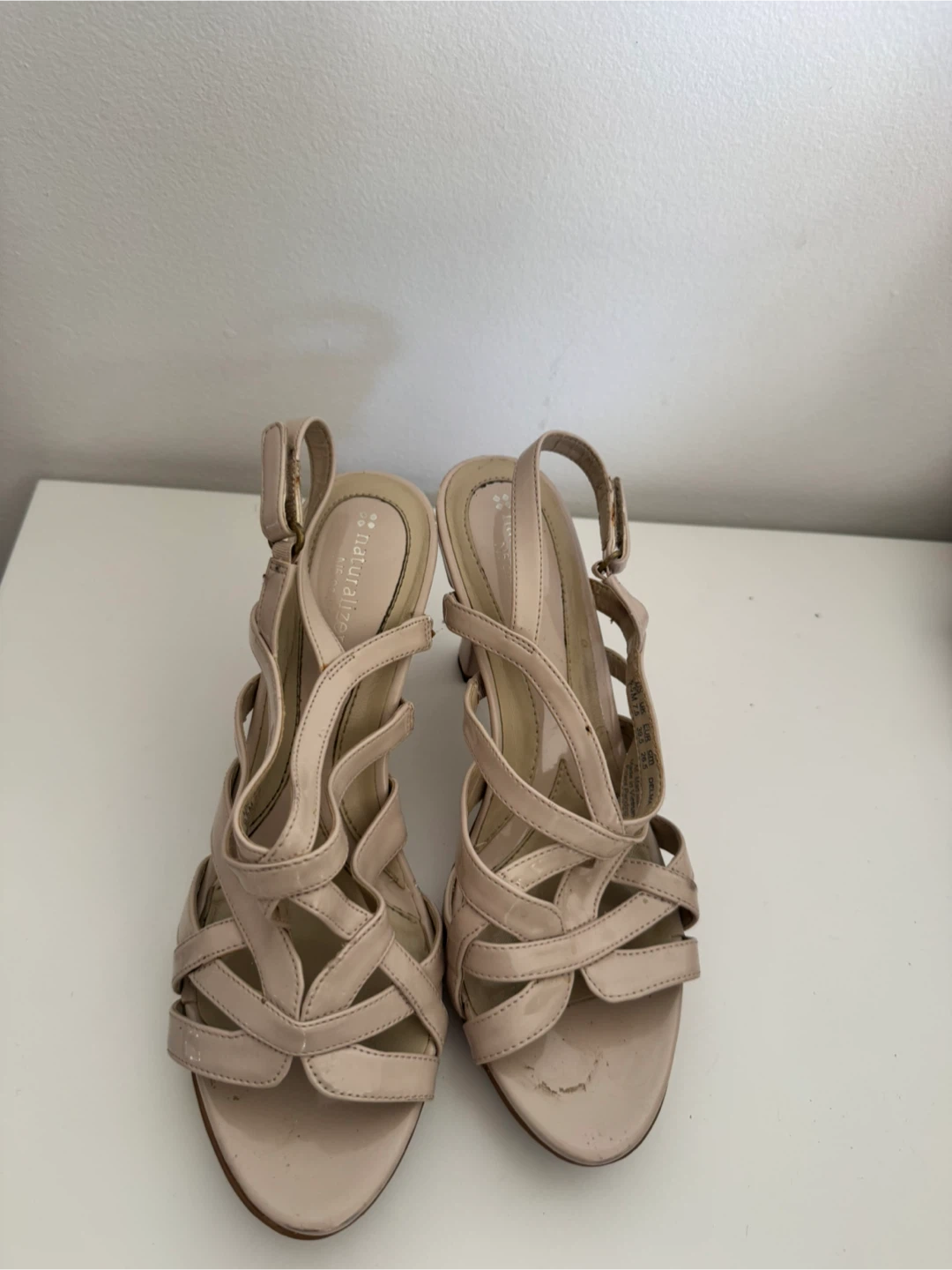 Naturalizer Beige Strappy Heels - photo 2
