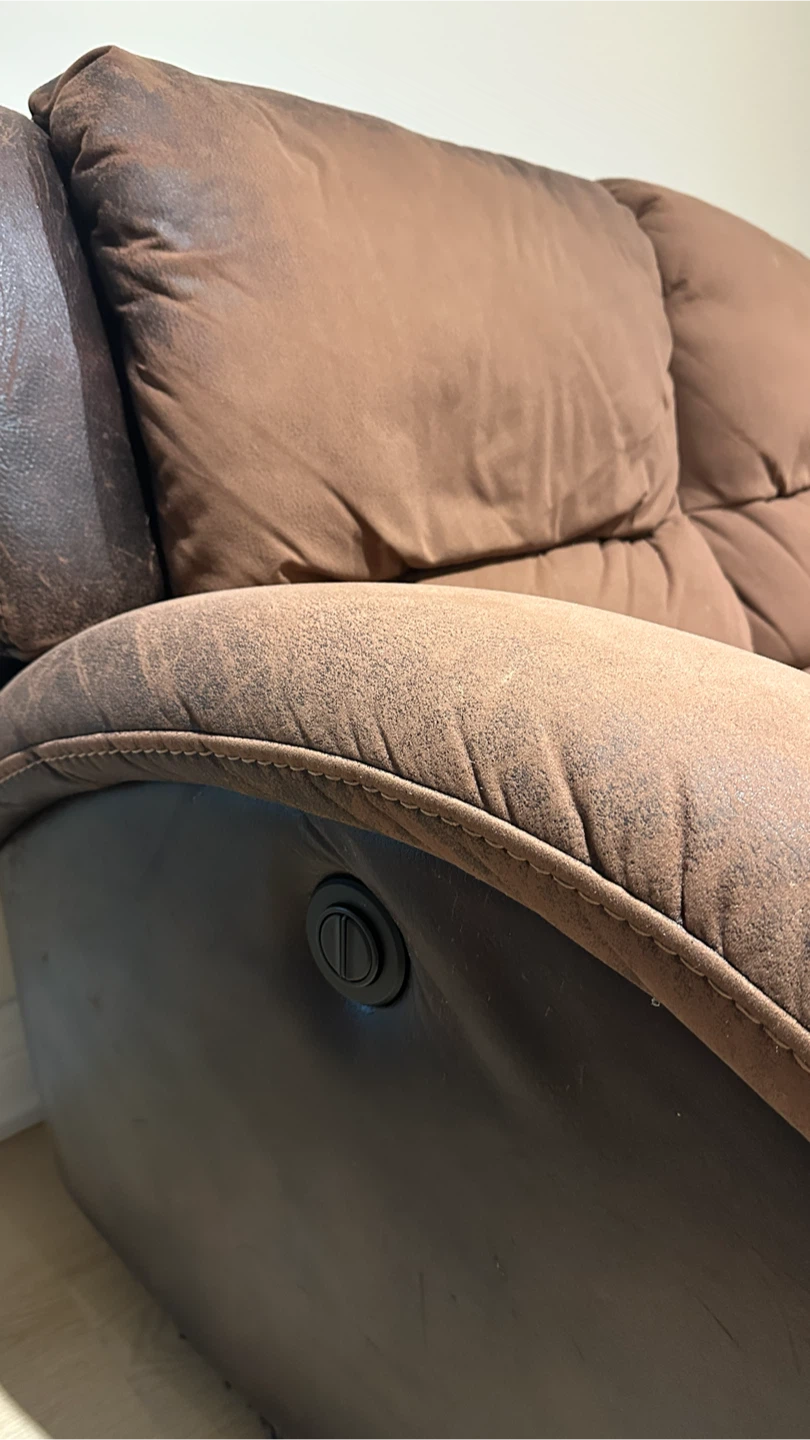 Brown 2 Two-Seater Reclining Sofas - photo 4