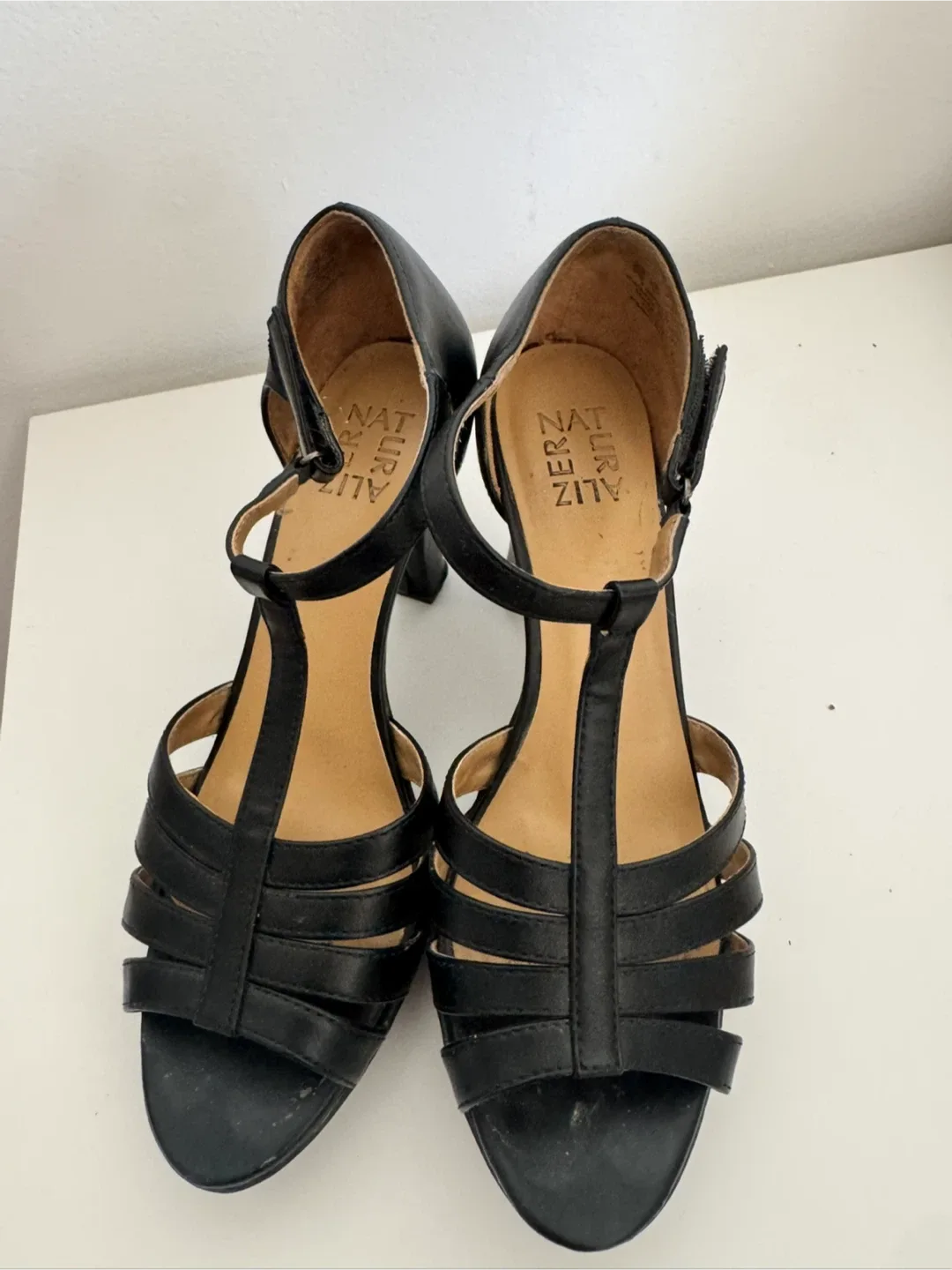 Naturalizer black heeled sandals - photo 2