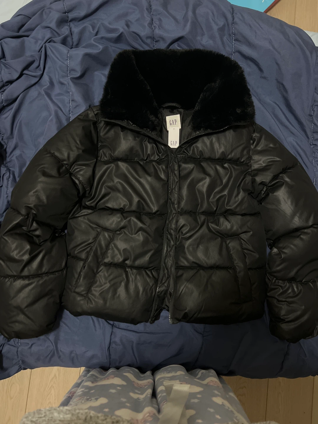 New Gap Black Puffer Jacket - photo 2