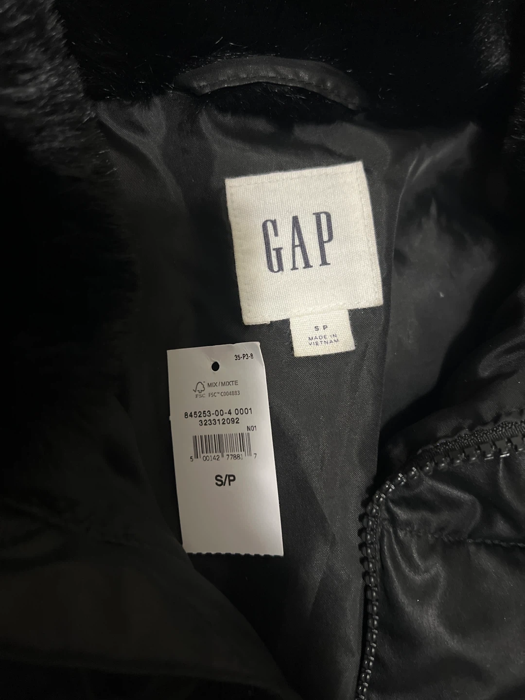 New Gap Black Puffer Jacket - photo 4
