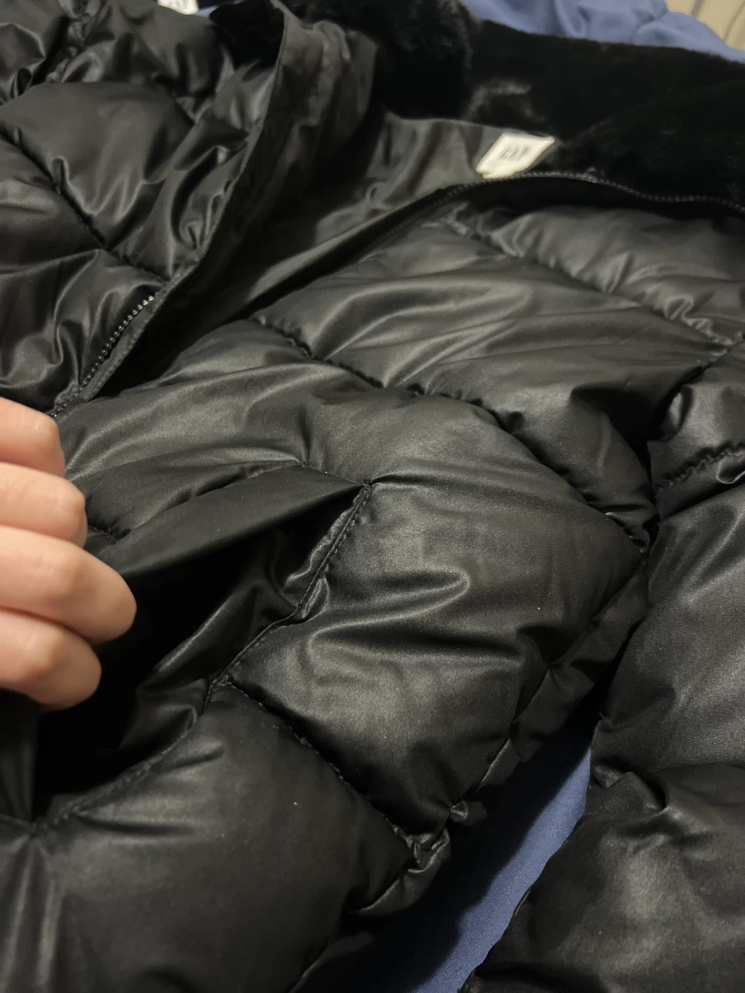 New Gap Black Puffer Jacket - photo 5