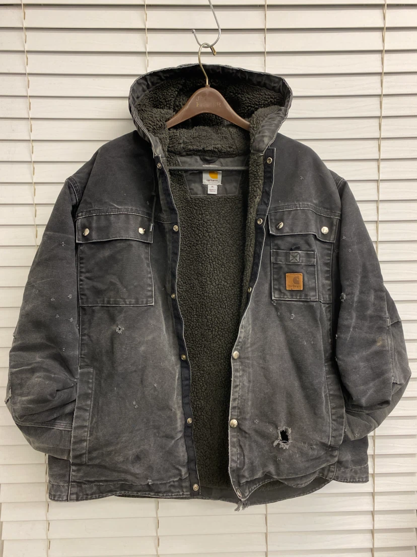 Carhartt Sherpa-Lined Hooded Jacket Black XL - photo 2
