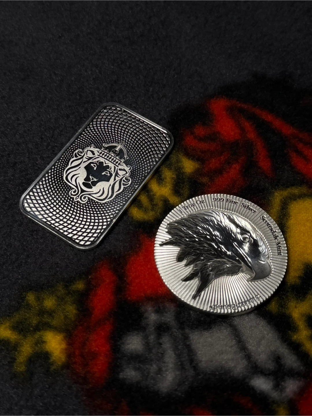 Scottsdale Mint Silver Bar & Eagle Round - photo 2