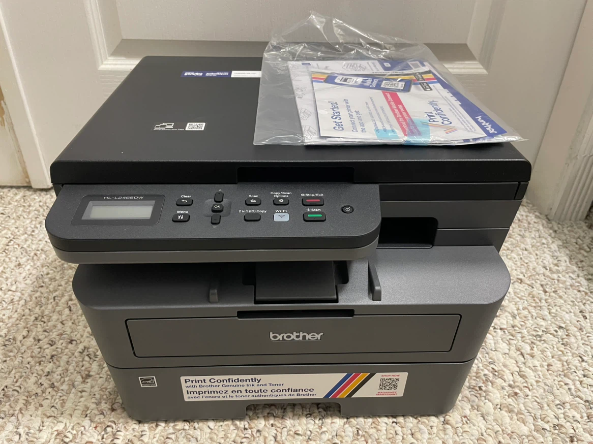 Brother HL-L2465DW Wireless Monochrome Laser Printer