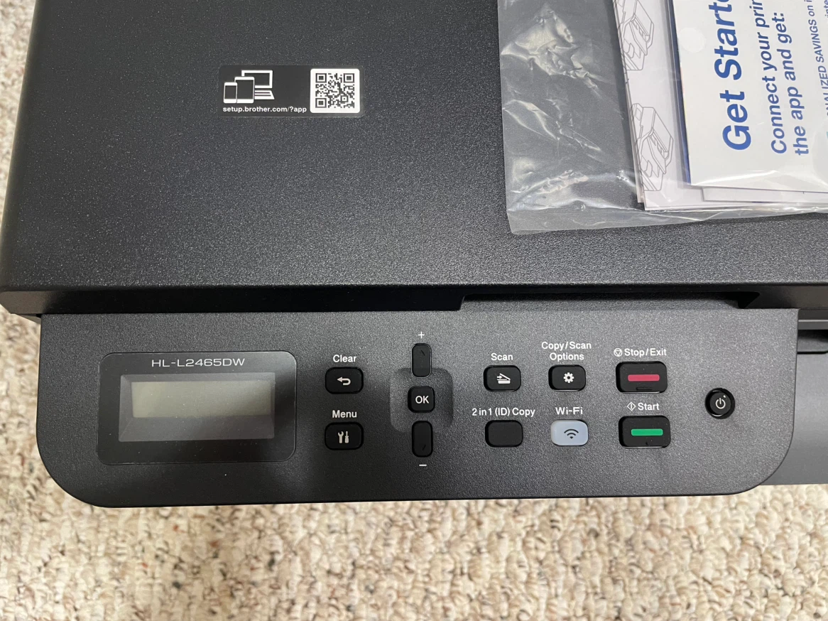 Brother HL-L2465DW Wireless Monochrome Laser Printer - photo 3