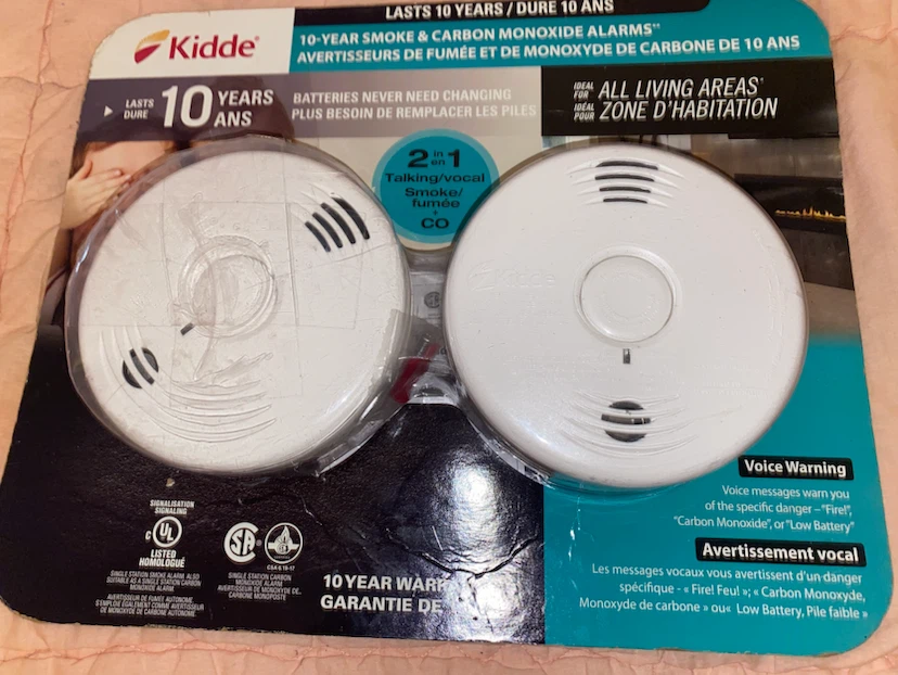 Kidde 10-Year Smoke & Carbon Monoxide Alarm 2-Pack