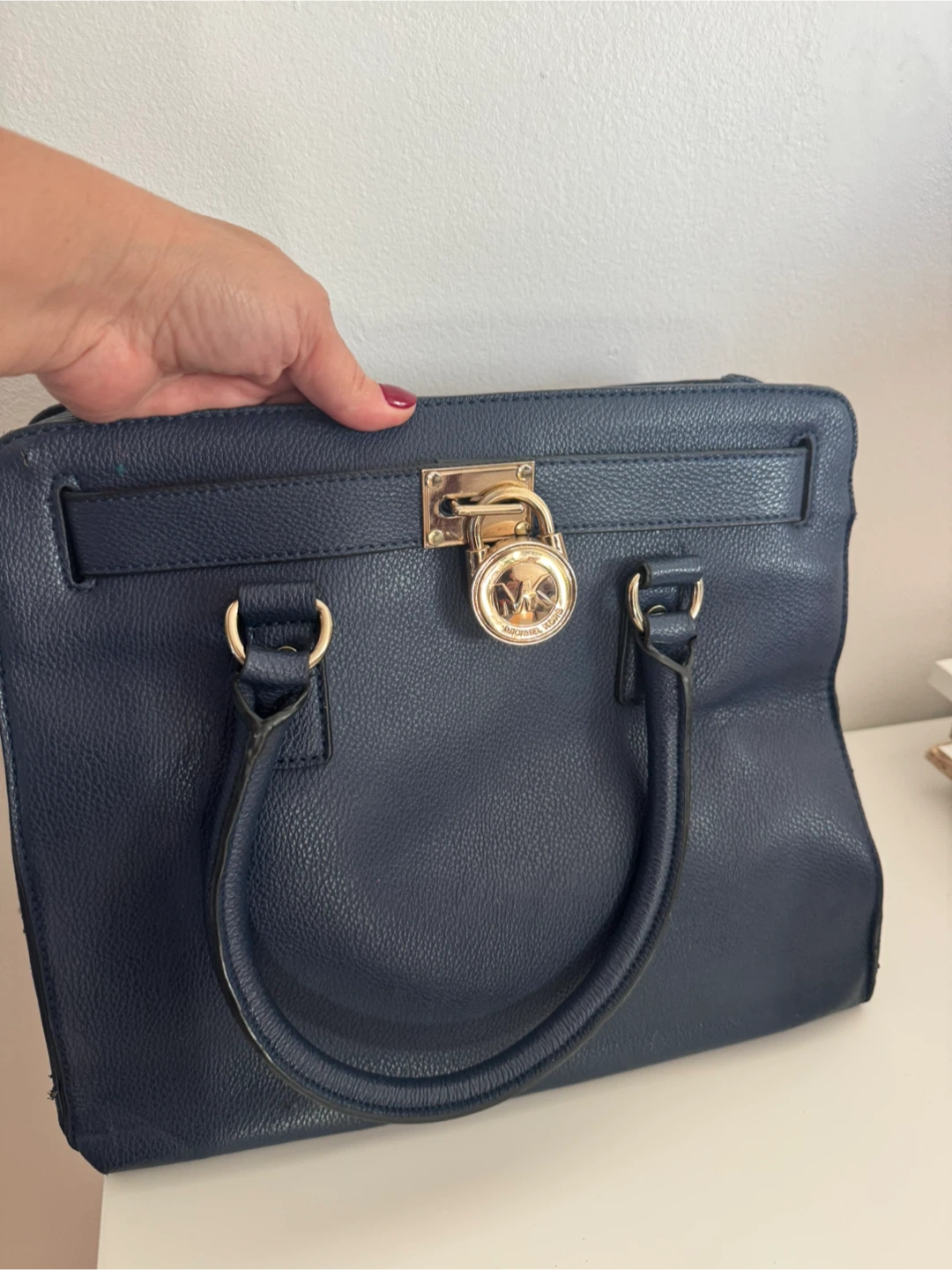 Michael Kors Navy Blue Handbag - photo 2