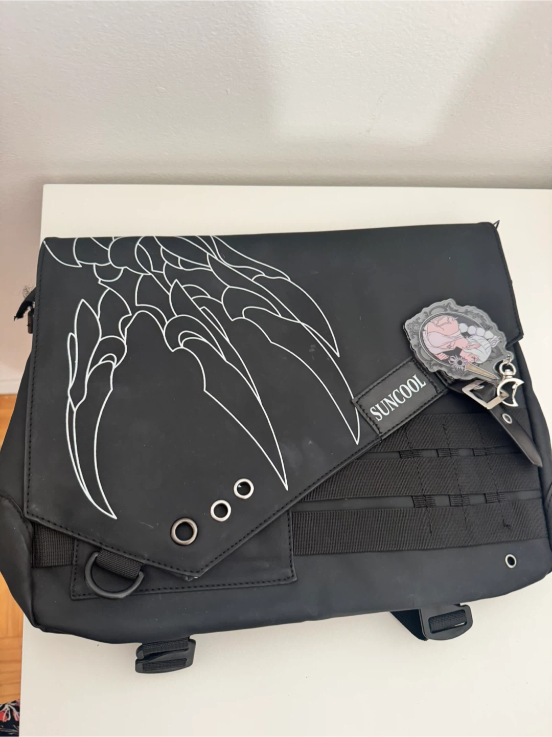 SunCool Black Graphic Messenger Bag - photo 3