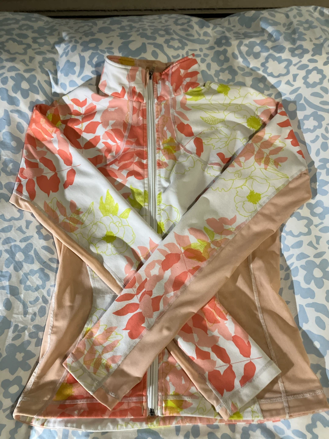 Lululemon Floral Zip-Up Jacket