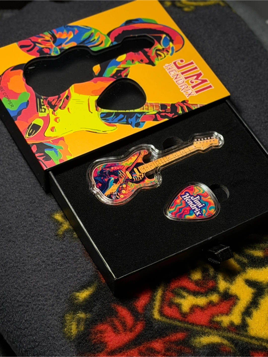 Jimi Hendrix .999 Fine Copper Guitar Set