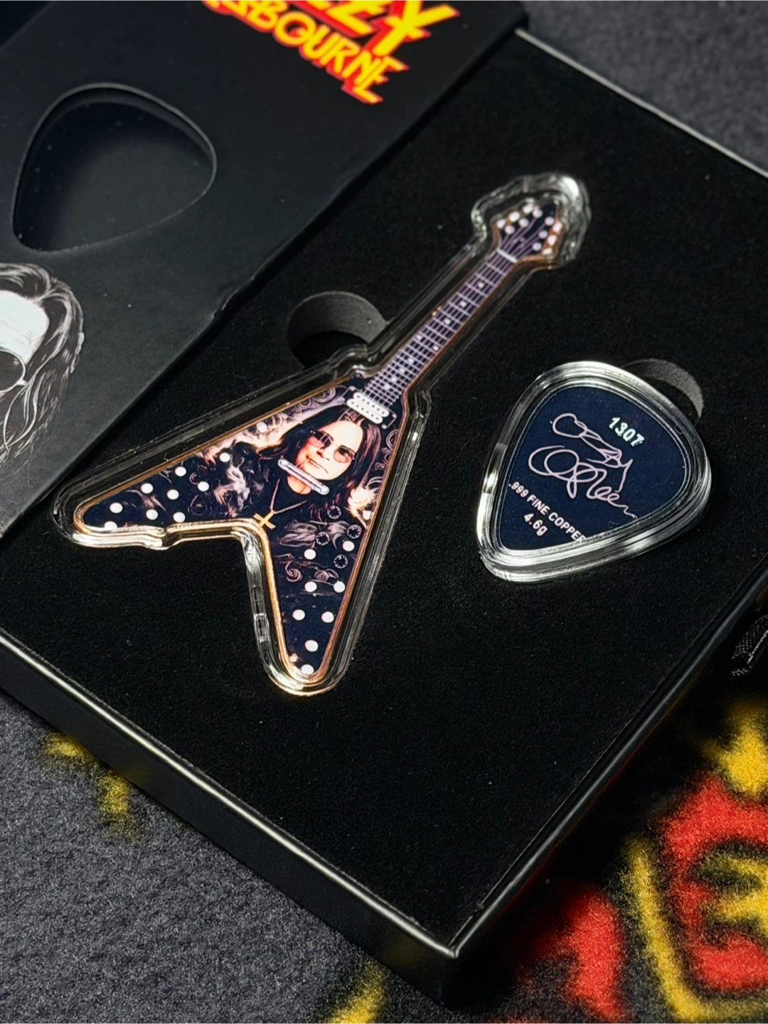 Ozzy Osbourne .999 Fine Copper Guitar Set - photo 2