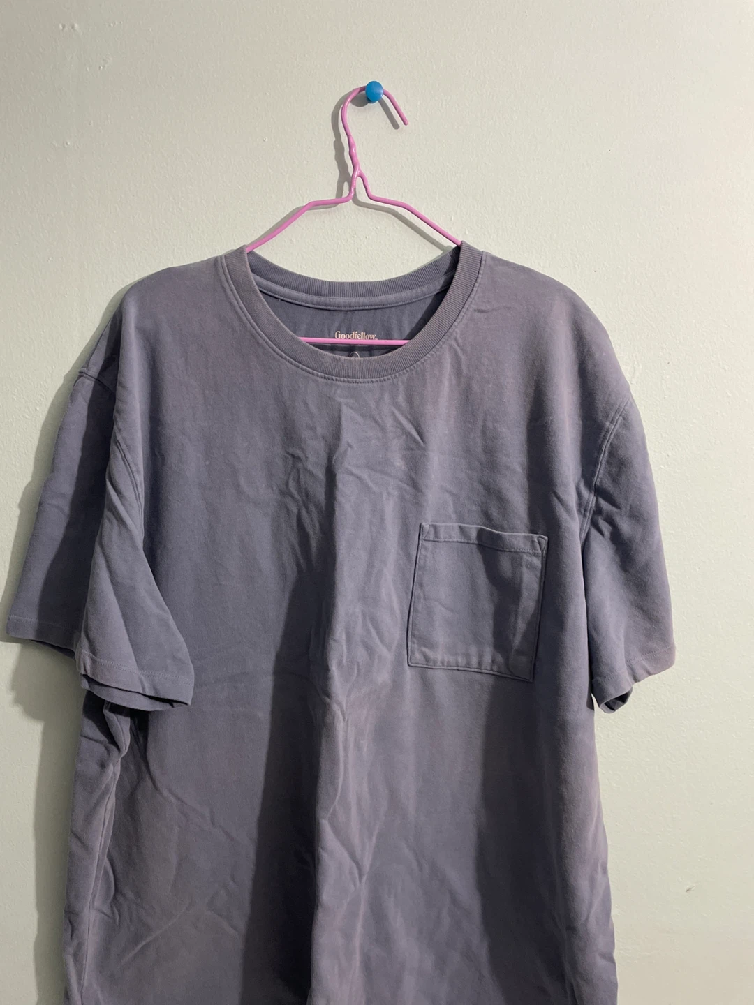 Goodfellow & Co XL Purple Pocket T-Shirt - photo 3