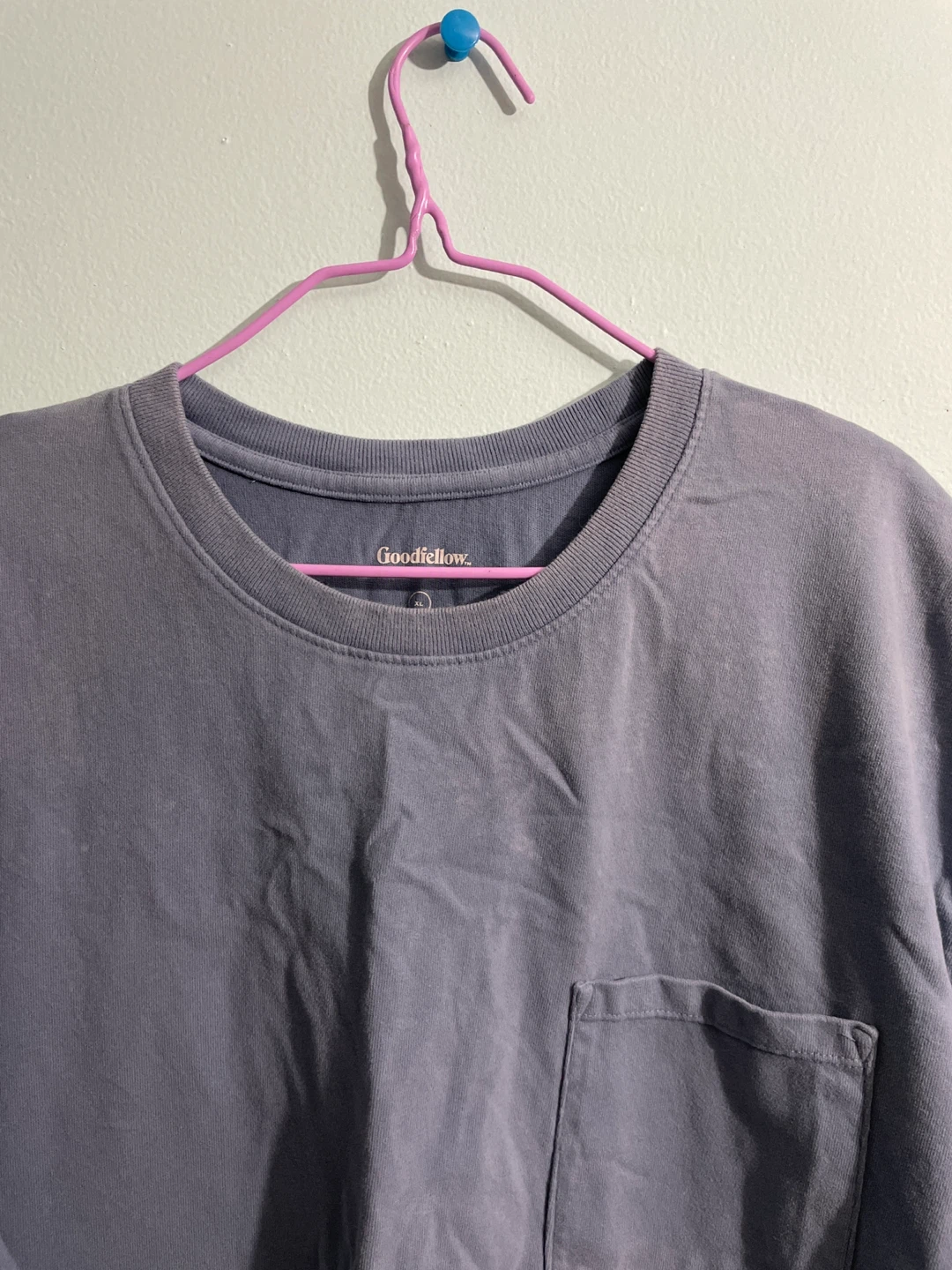 Goodfellow & Co XL Purple Pocket T-Shirt - photo 5
