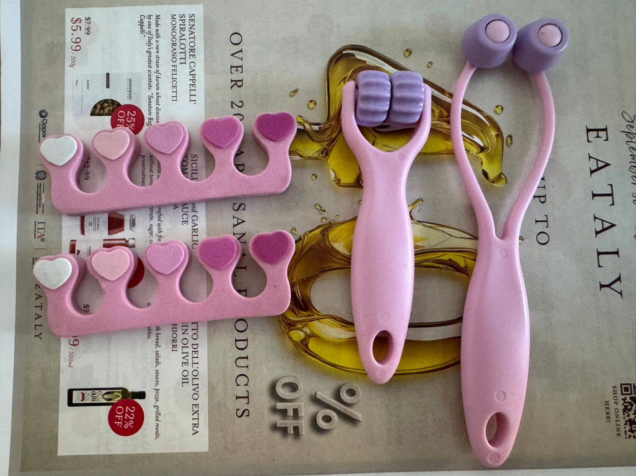 Lady’s Foot Care and Facial Massage Tools
