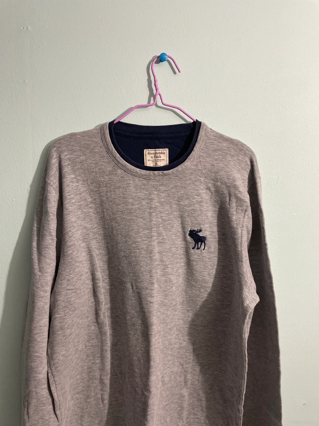 Abercrombie & Fitch Gray Long Sleeve Shirt XL - photo 3