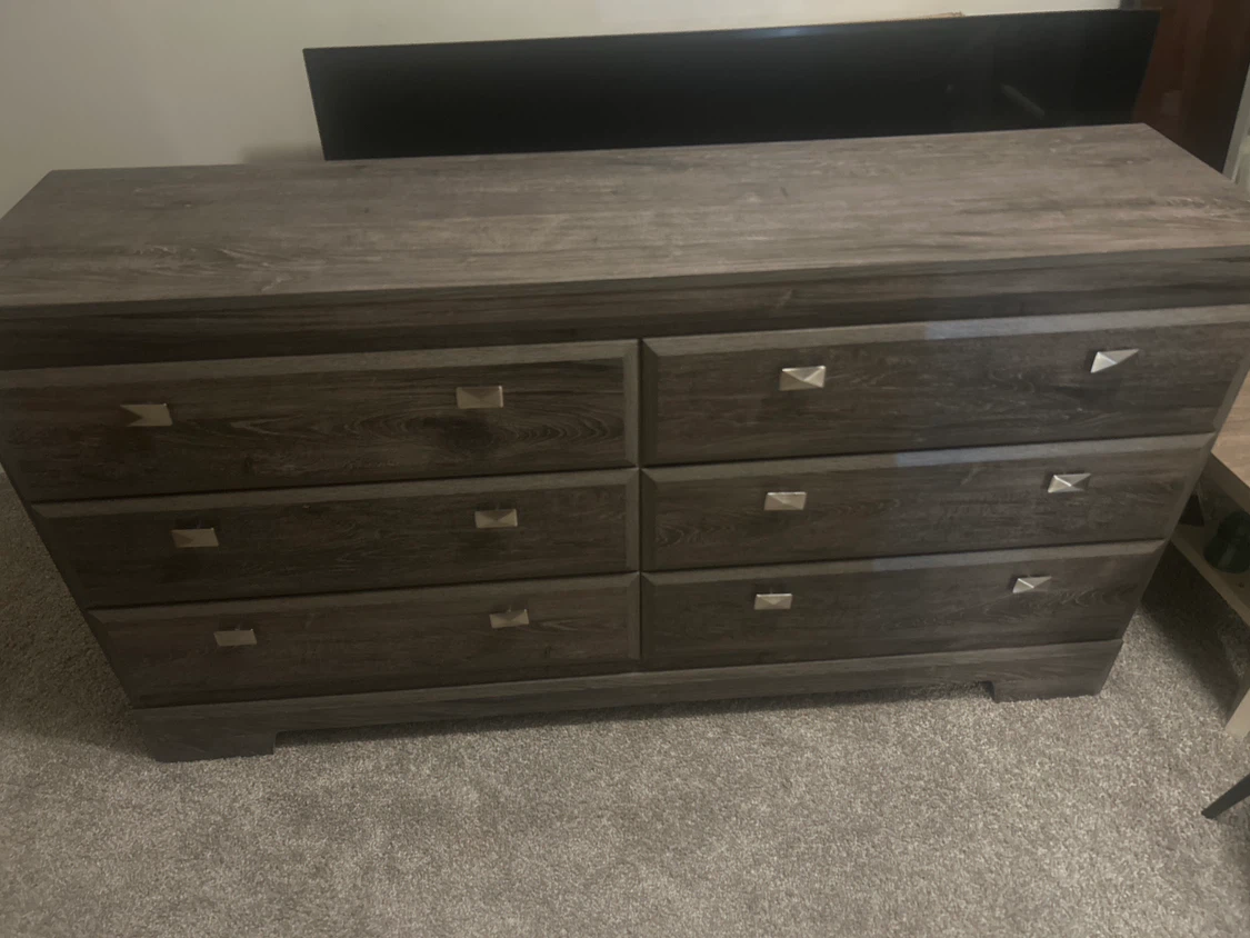 Grey Wood Grain 6-Drawer  2 years old from the brick