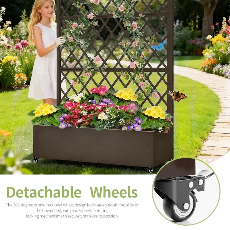 Metal Planter Box with Trellis - photo 4