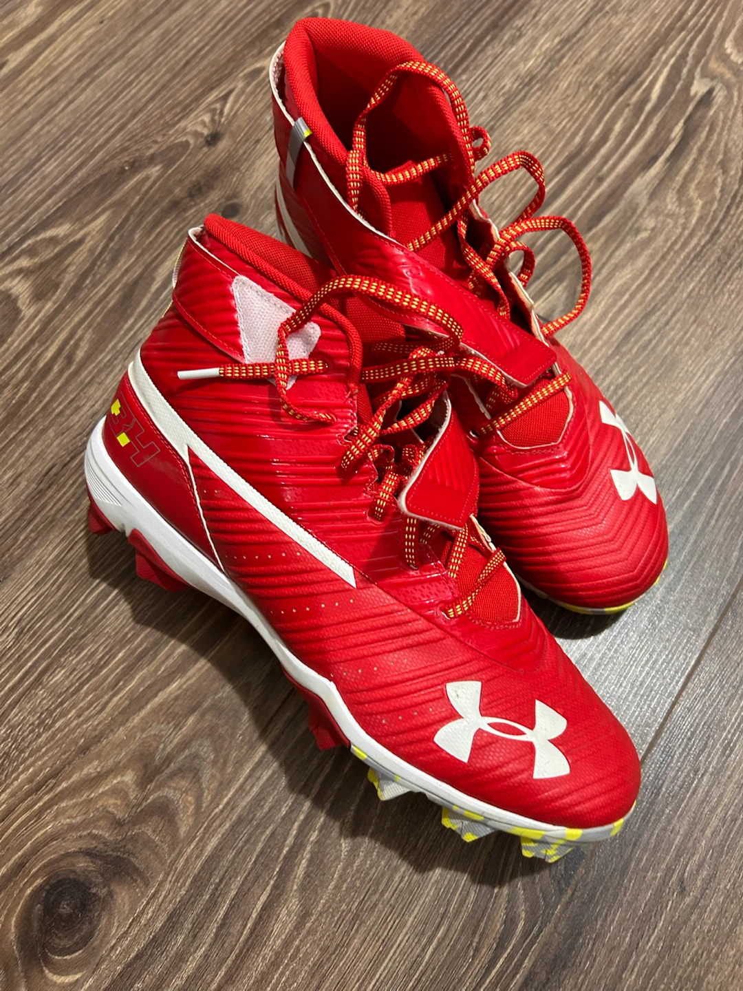 Under Armour Baseball Cleats Red Size 10.5 - photo 2