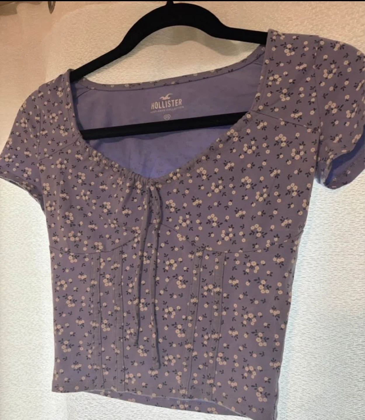 Y2K Hollister floral corset top