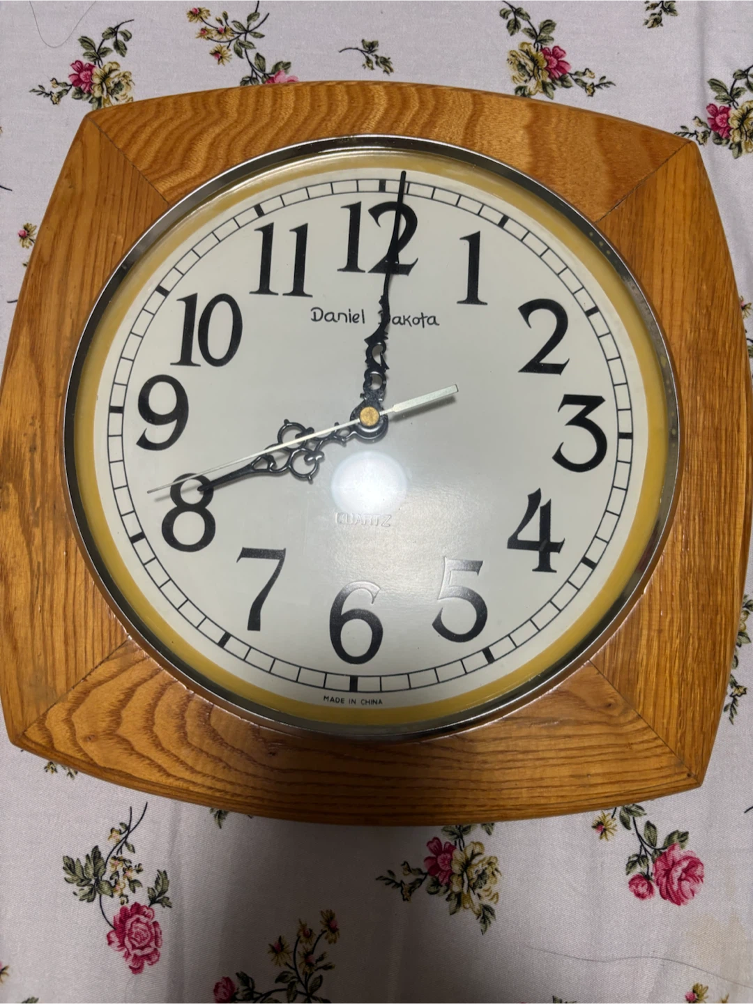 Daniel Dakota Wood Wall Clock