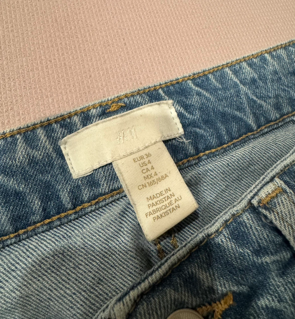 H&M Blue Denim Jeans Size 4 - photo 2