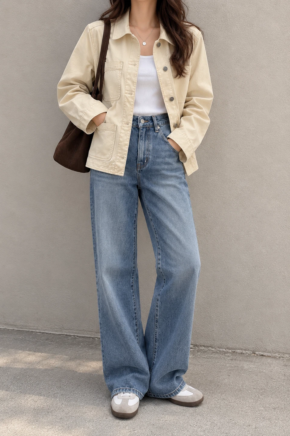 GAP Cream Utility Jacket