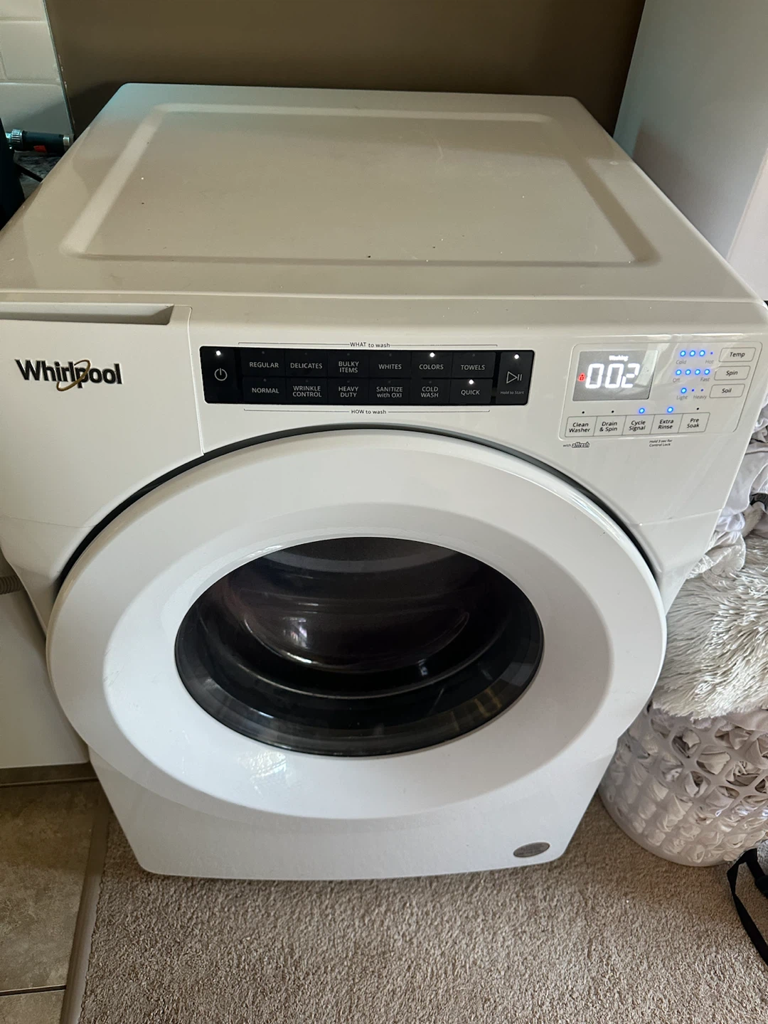 Whirlpool Front Load Washer 2022 - photo 2