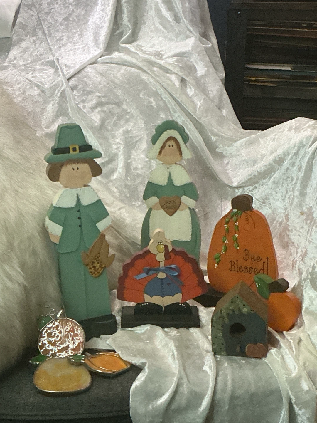 Thanksgiving Wood Decor Handmade unique one of a kind - photo 2