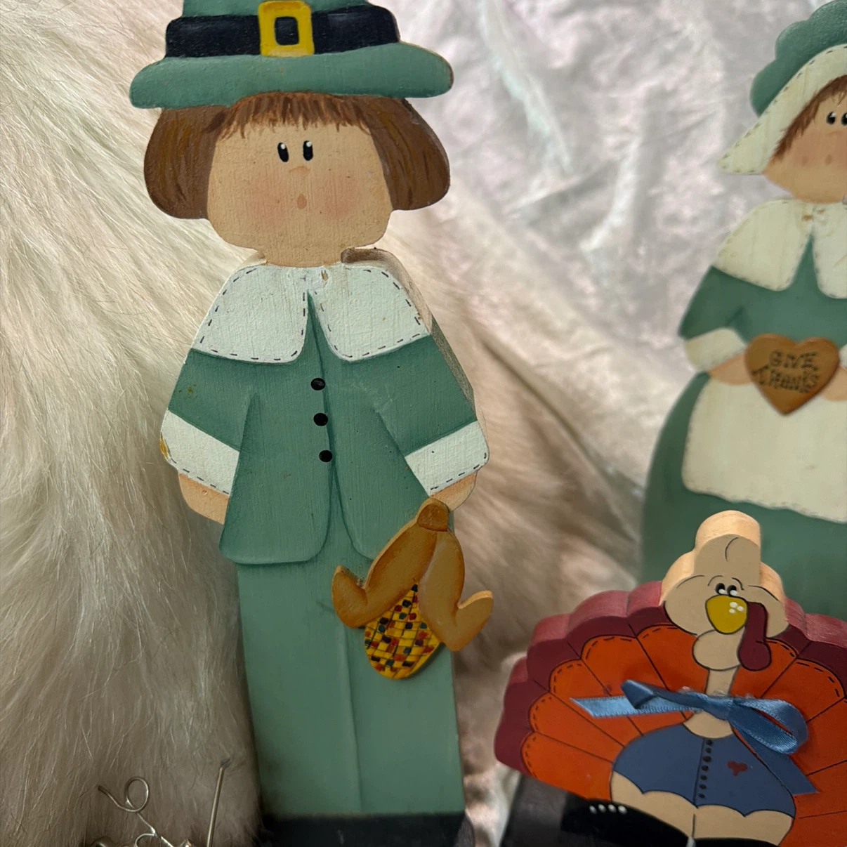 Thanksgiving Wood Decor Handmade unique one of a kind - photo 3