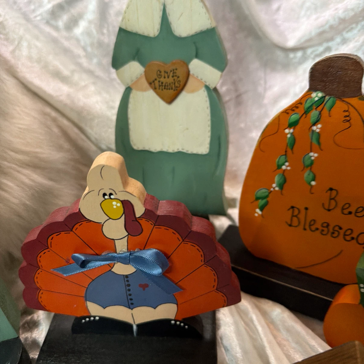 Thanksgiving Wood Decor Handmade unique one of a kind - photo 4