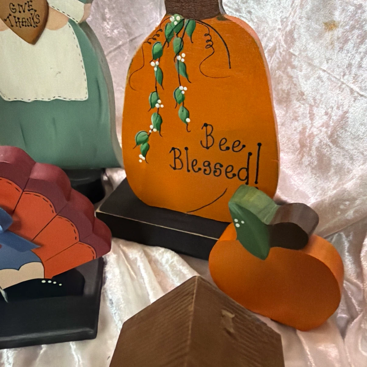 Thanksgiving Wood Decor Handmade unique one of a kind - photo 5