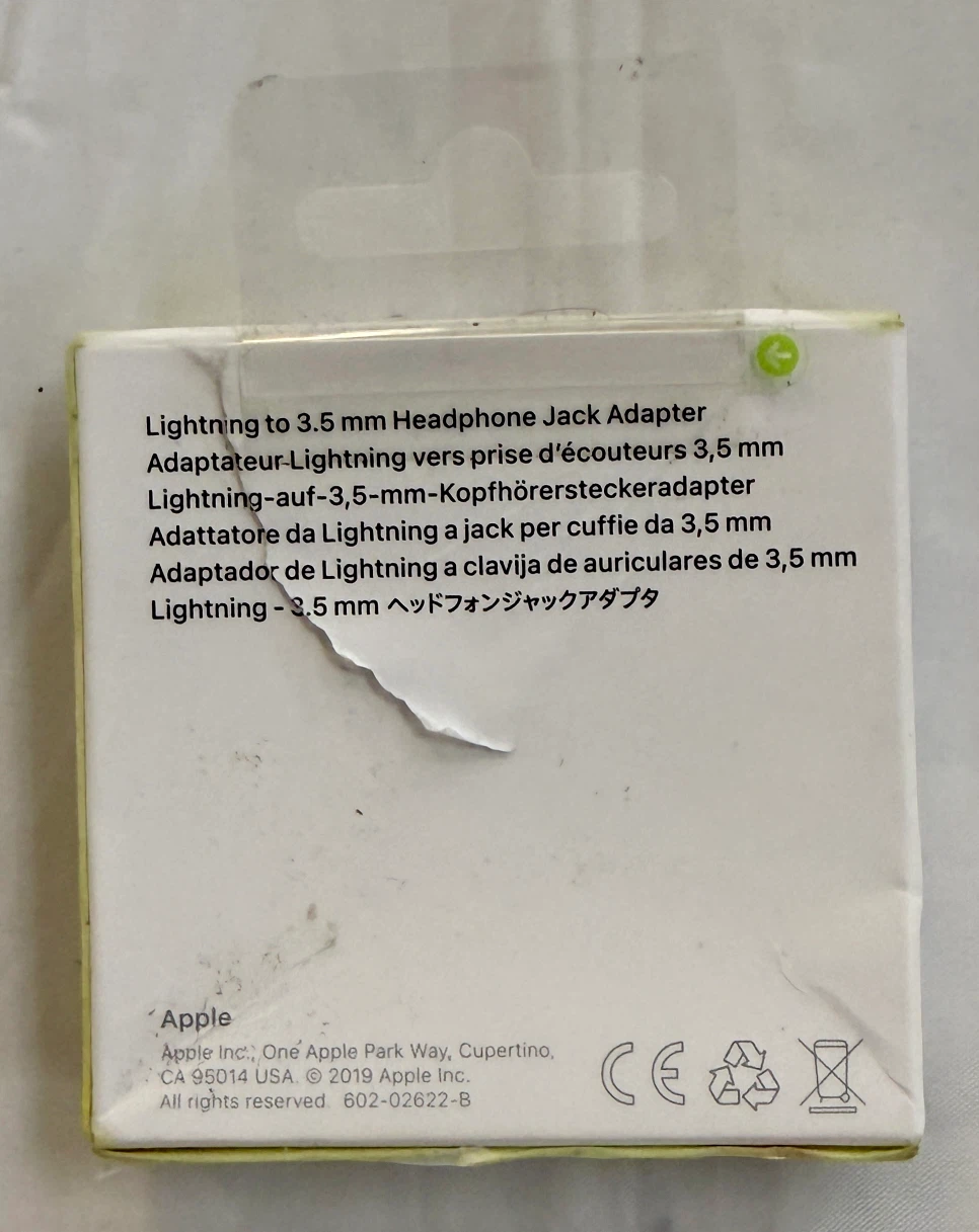 Apple Lightning to 3.5 mm Headphone Jack Audio Adapter. - photo 3